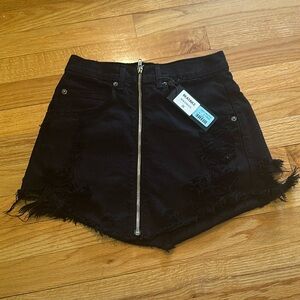 Carmar Denim black skirt